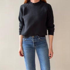 1990s Smaller Perfect (IMO) Black Sweatshirt