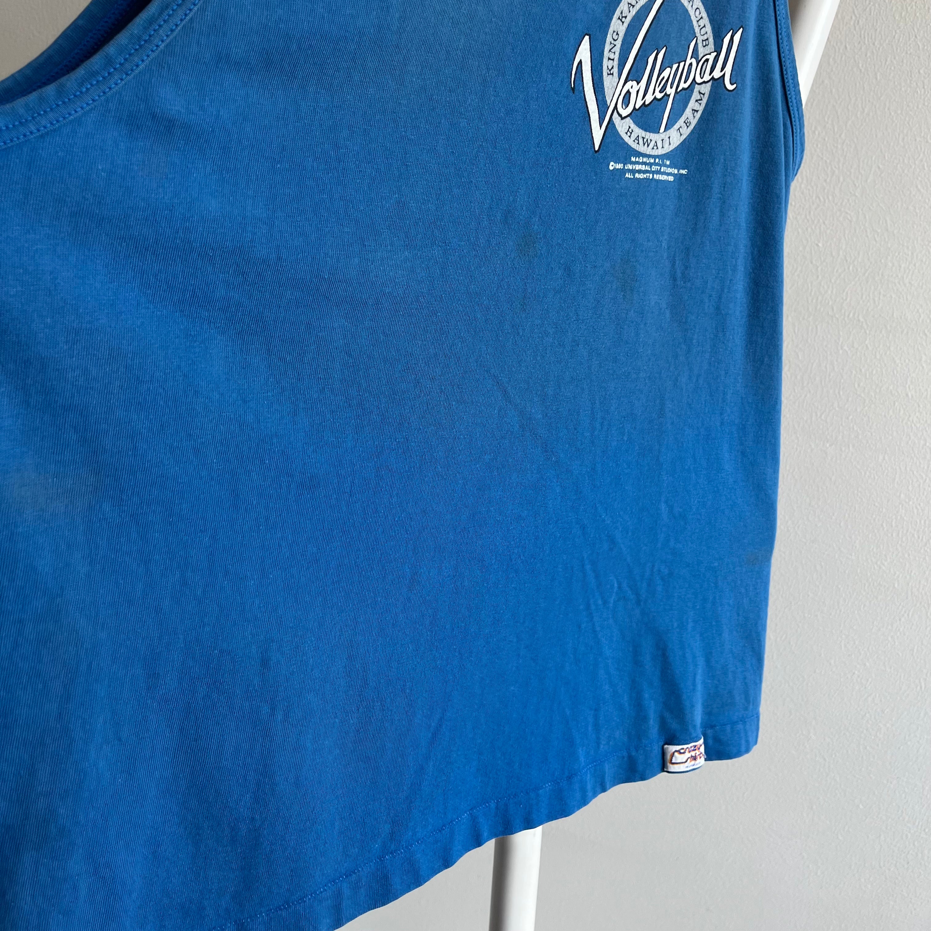 1980 Hawaii Team Volleyball Crazy Shirts Tank Top !!!