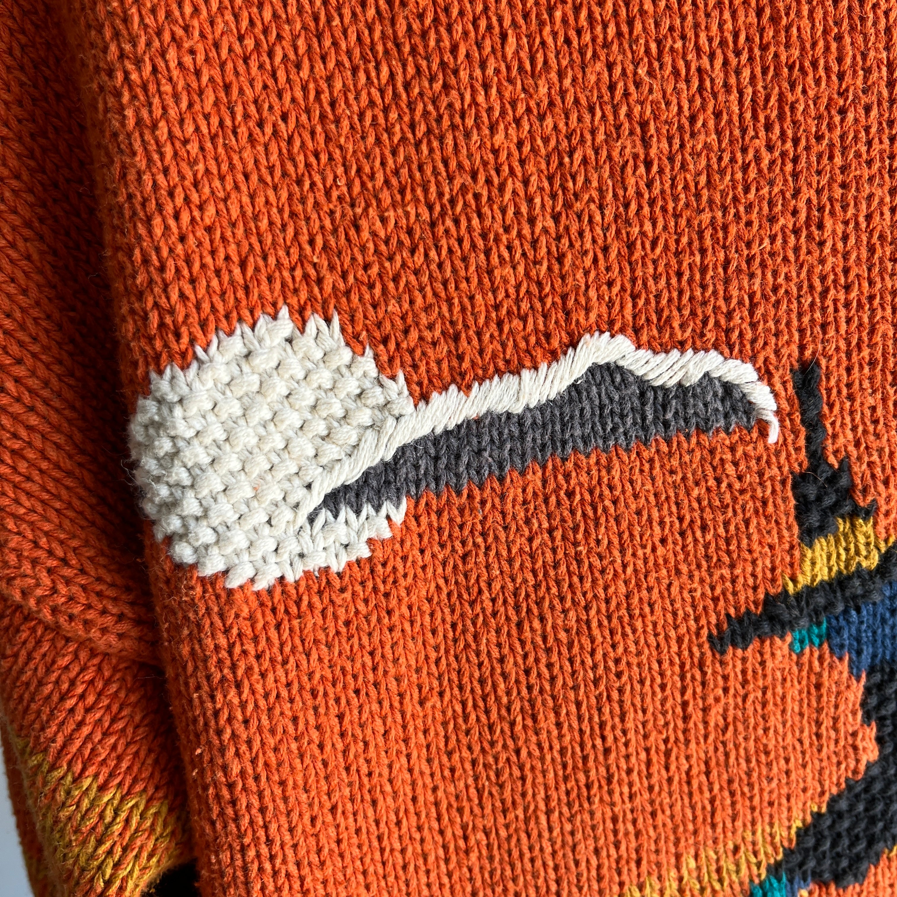 1990s Witch Cotton Knit Halloween Sweater