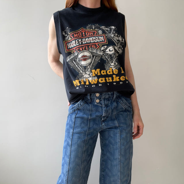 1992 Front and Back Harley Muscle Tank - Cleveland, Ohio - RAD, USA Made