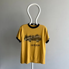 1980/90s Adidas Weight Training Ring T-Shirt