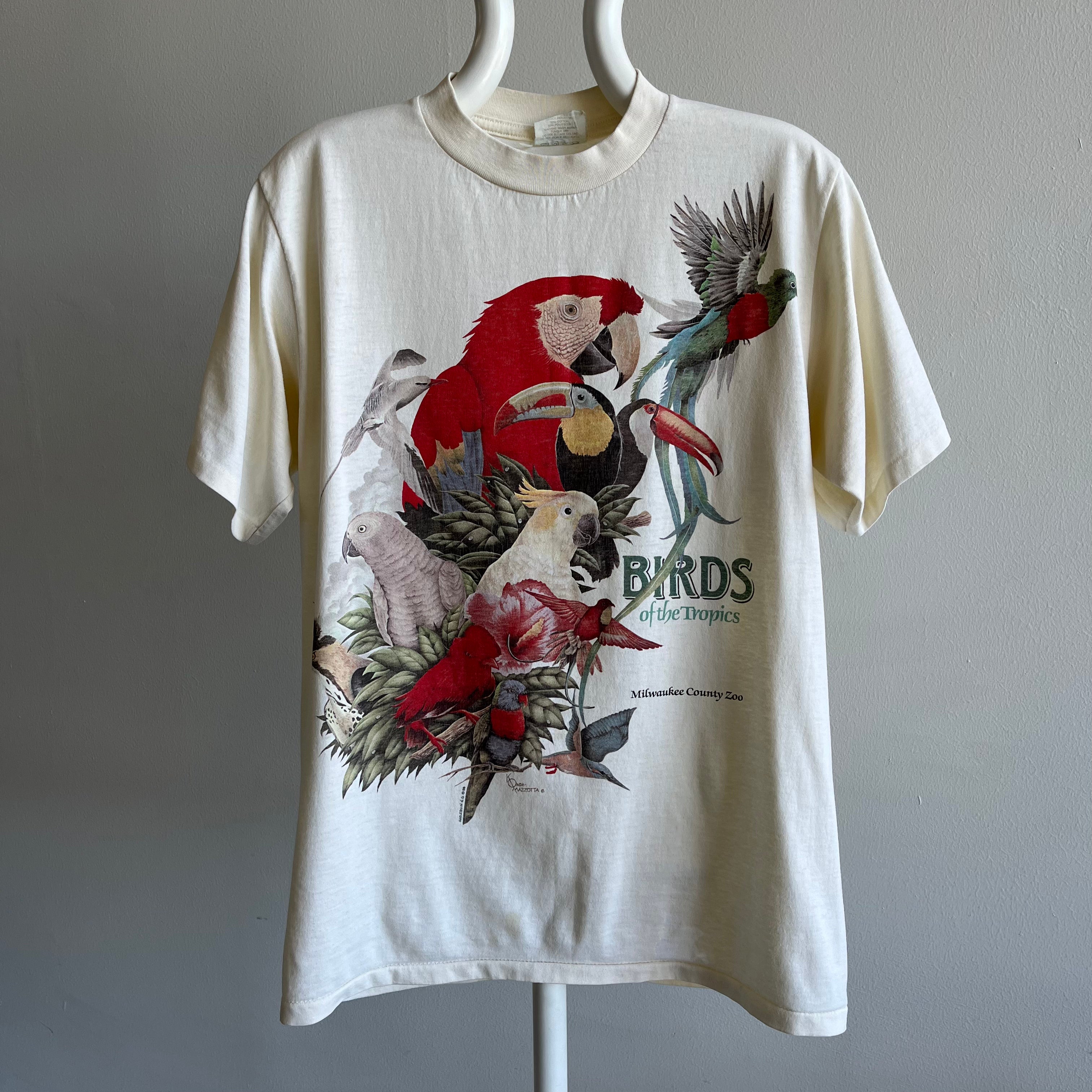 1988 Birds of The Tropics - Milwaukee County Zoo - T-Shirt