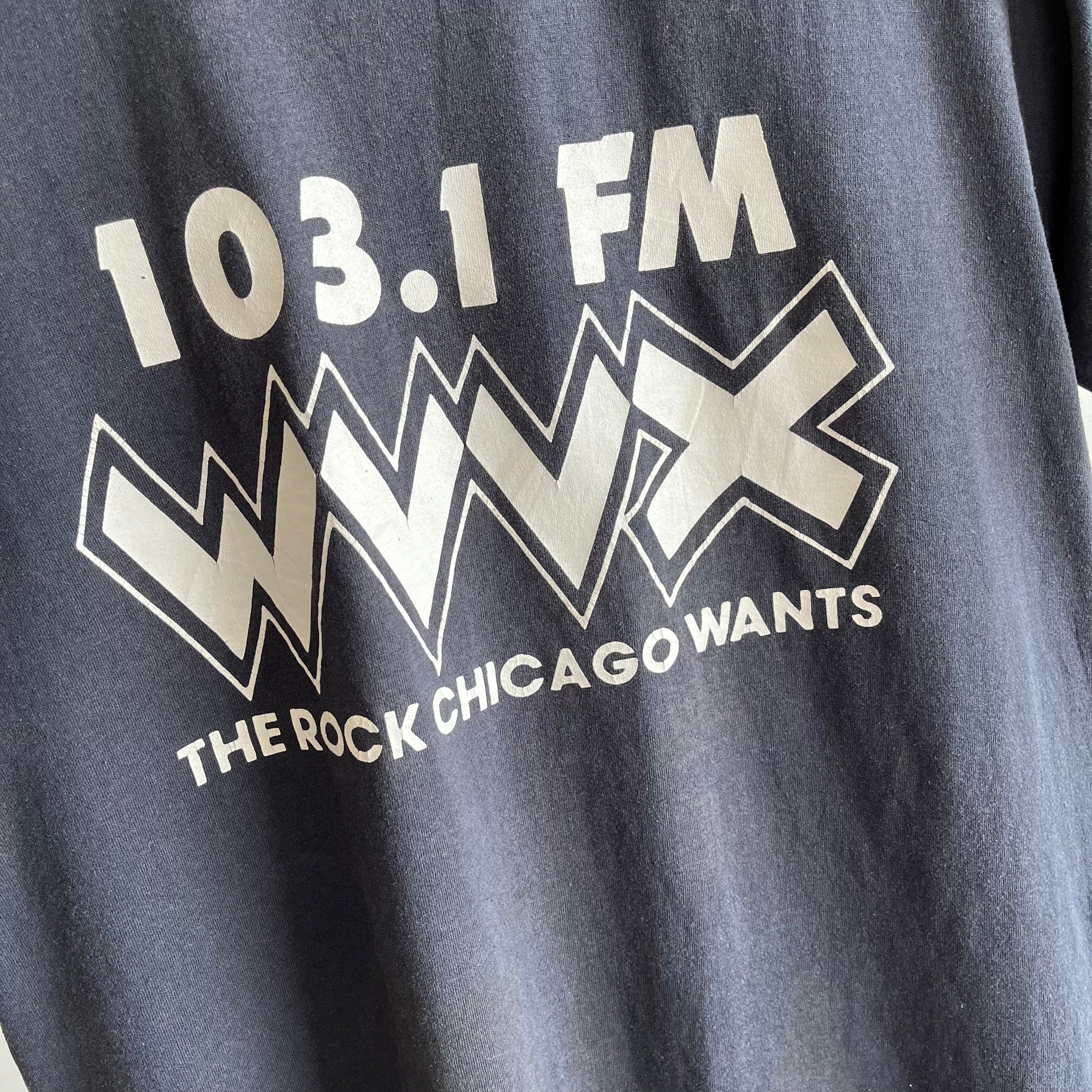 1980s 103.1 WVVX The ROck Chicago Wants T-Shirt
