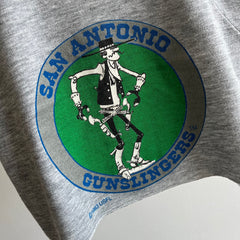 1983 San Antonio Gunslingers Crop Top Warm Up