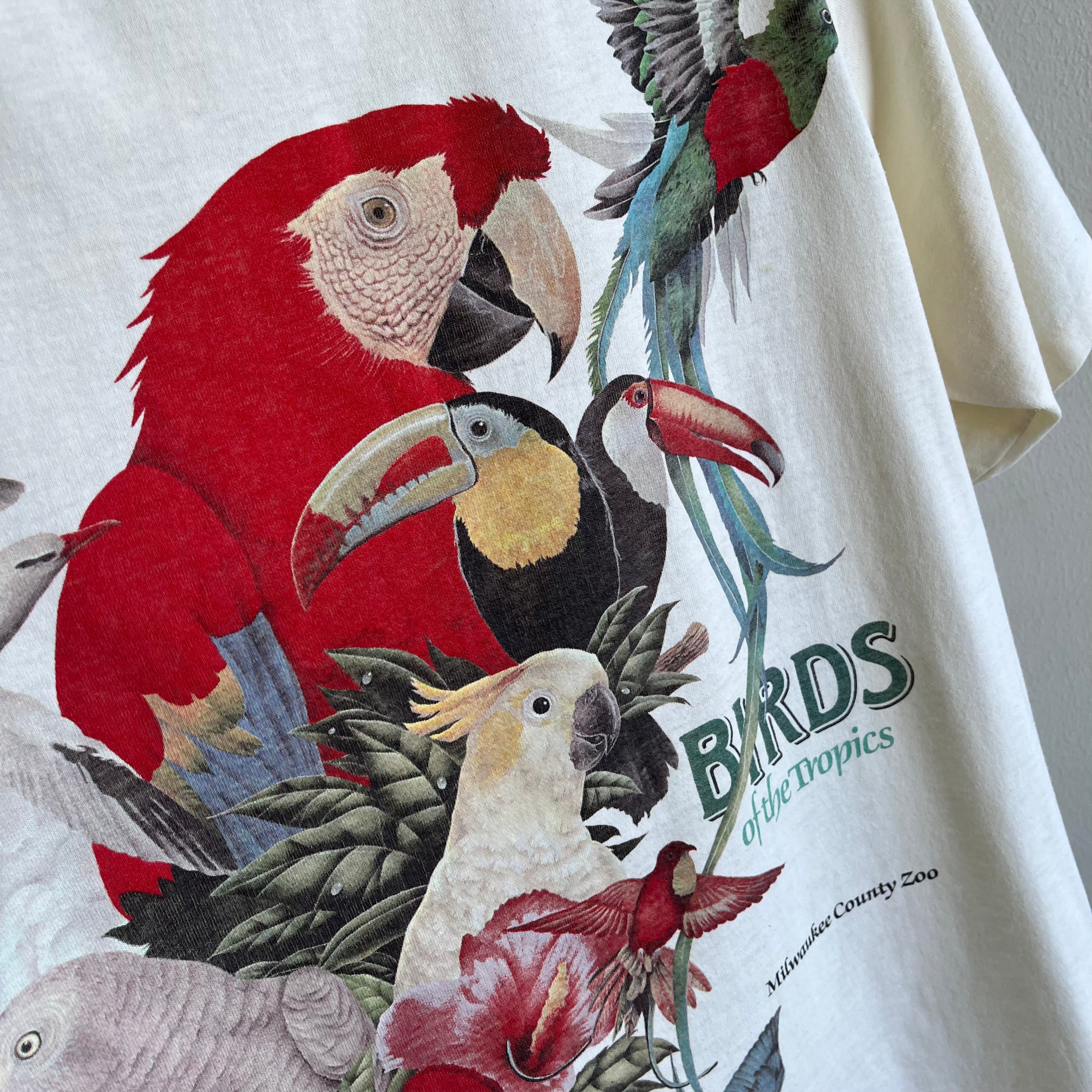 1988 Birds of The Tropics - Milwaukee County Zoo - T-Shirt