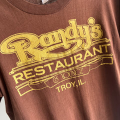 1970s Randy's Restaurant & Lounge - Troy, Illinois - T-Shirt