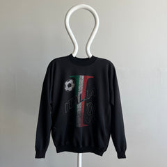 1990 Italy/Italia Soccer/Football Sweatshirt - WOWOW