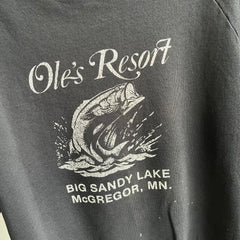 1980s Ole's Resort Big Sandy Lake, McGregor, MN Sweatshirt
