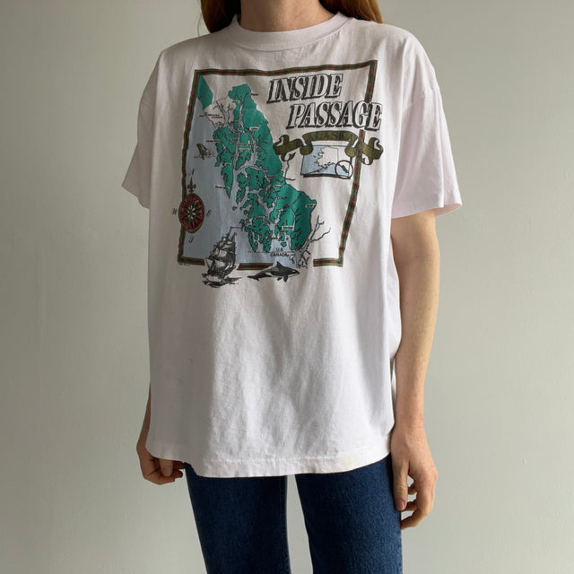 1980/90s Inside Passage Alaska Cotton Tourist T-Shirt