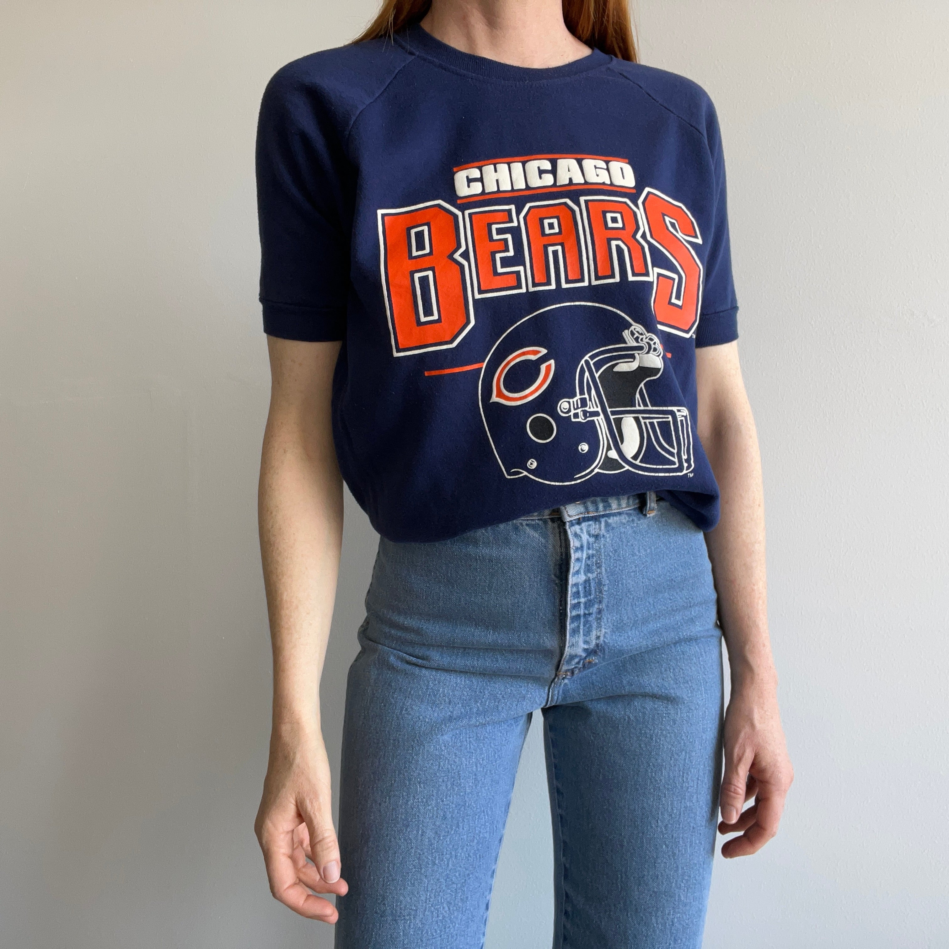 1980s Chicago Bears Warm Up Sweatshirt