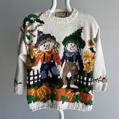 1990s Scarecrow Cotton Knit Sweater