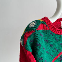 1980s Cotton Winter Novelty Sweater