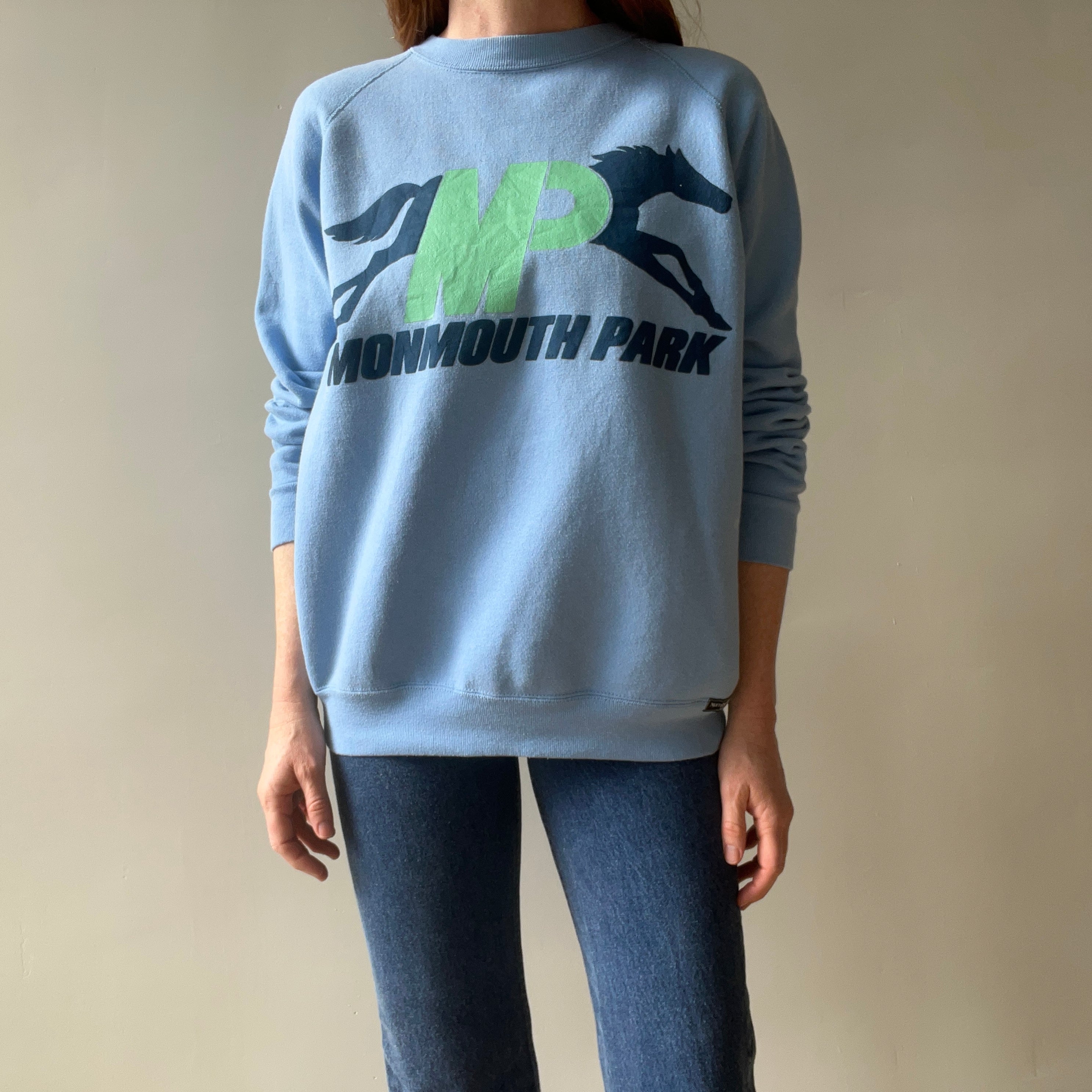 1980/90 Monmouth Park - Thoroughbred Racetrack Sweatshirt