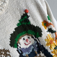 1990s Scarecrow Cotton Knit Sweater