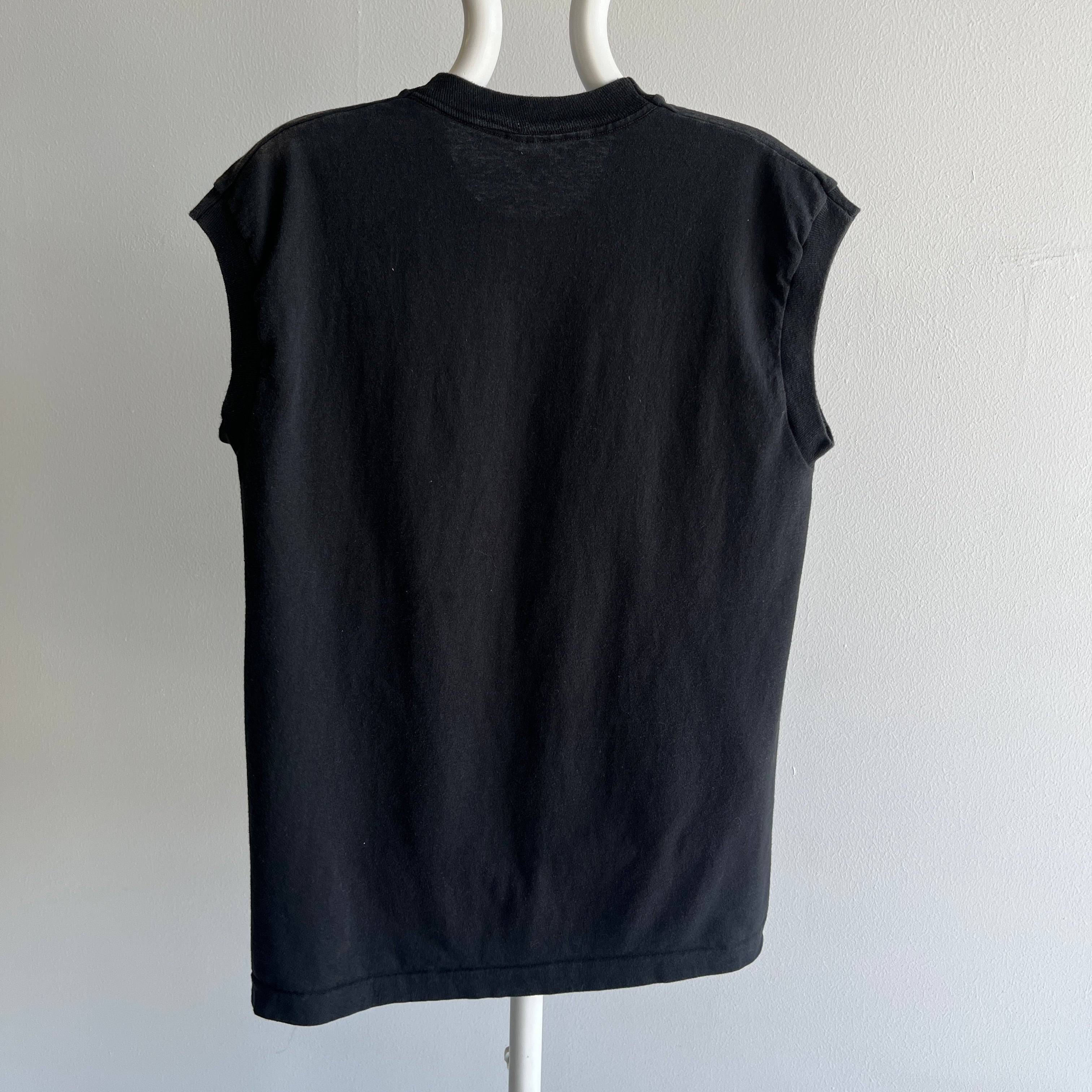 1980s Blank Muscle Pocket Tank !!!