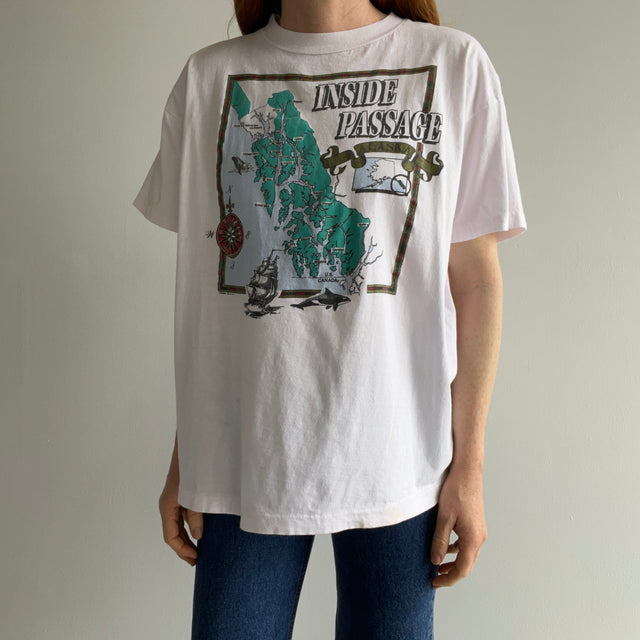 1980/90s Inside Passage Alaska Cotton Tourist T-Shirt