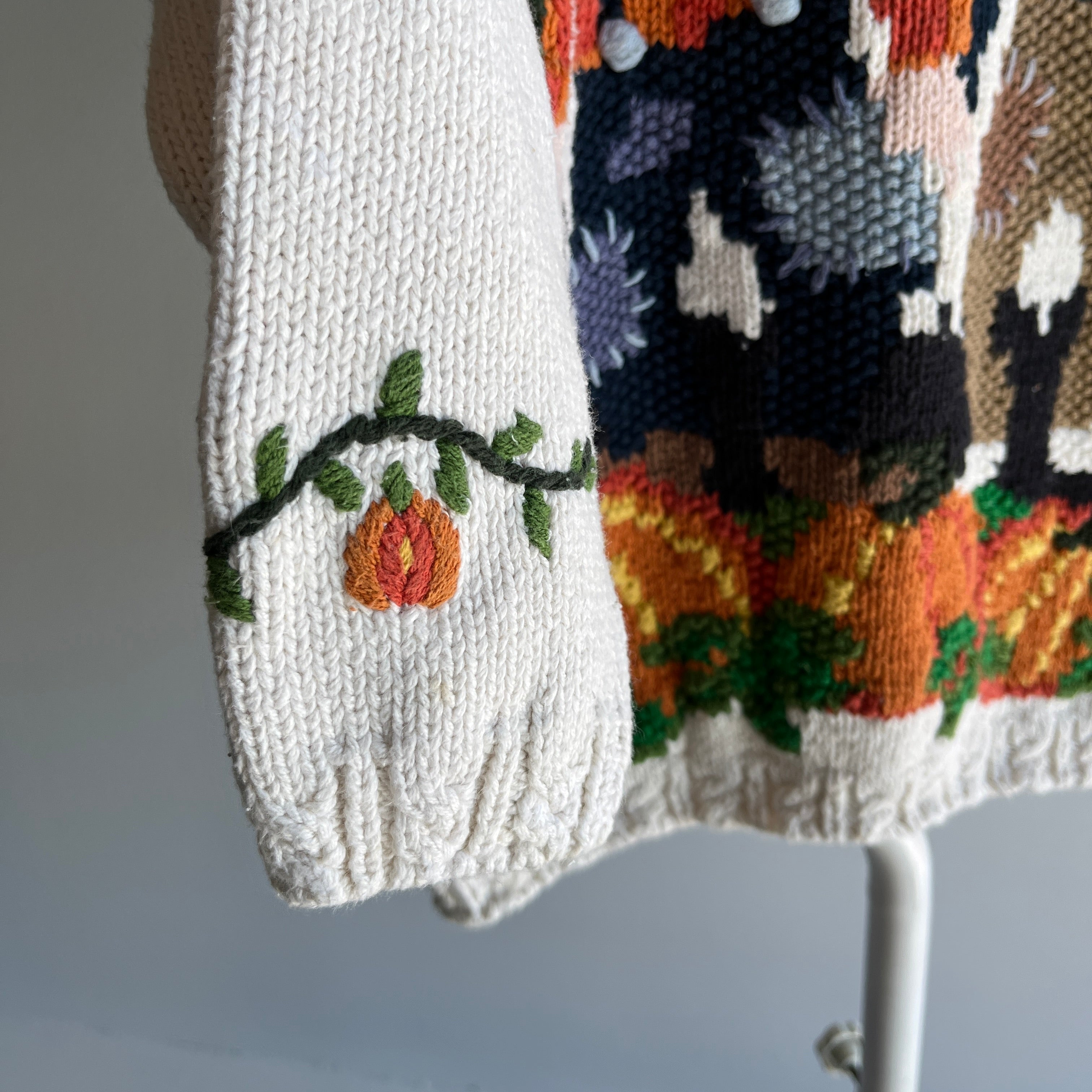 1990s Scarecrow Cotton Knit Sweater