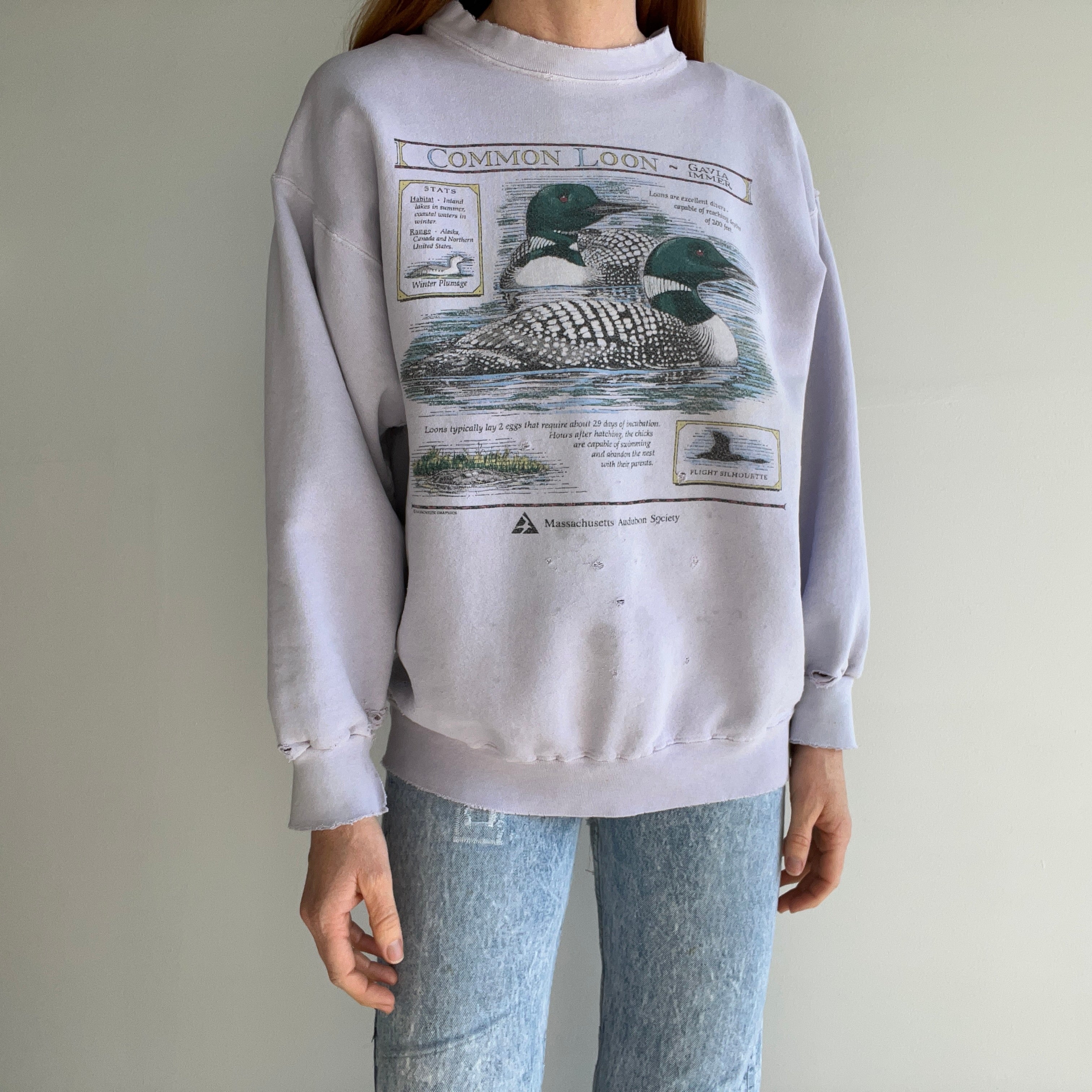 1980/90s Mostly Cotton Totally Destroyed Loon Sweatshirt