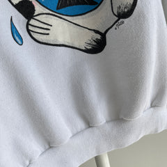 1980s Naughty Cat and A Fish Bowl Sweatshirt