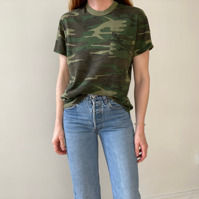 1970s Camo Pocket T Shirt