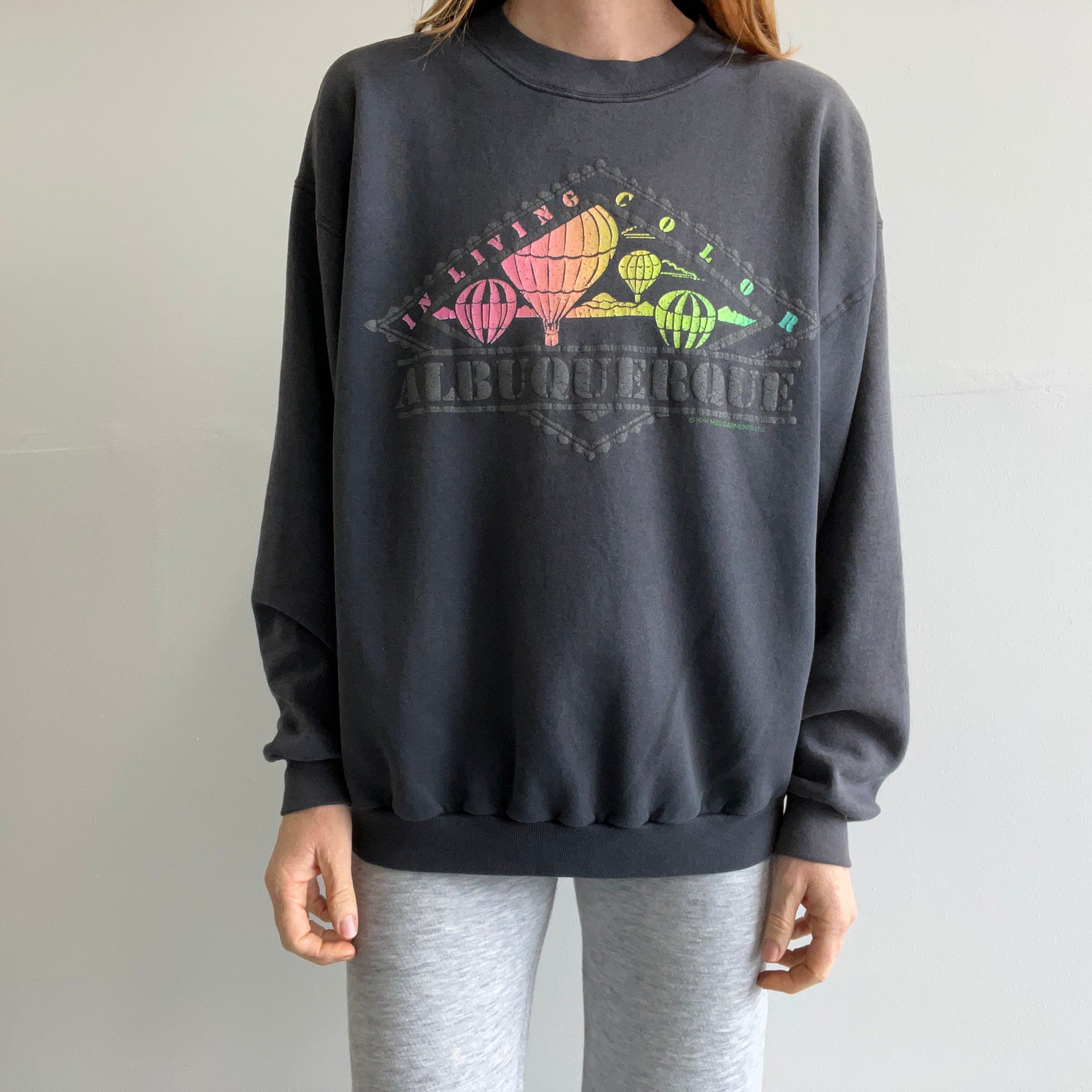 1991 Sun Faded Albuquerque Sweatshirt