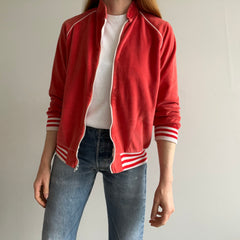 1970s Velour Style Zip Up