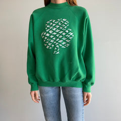 1990s DIY St. Paddy's Day Flair Sweatshirt