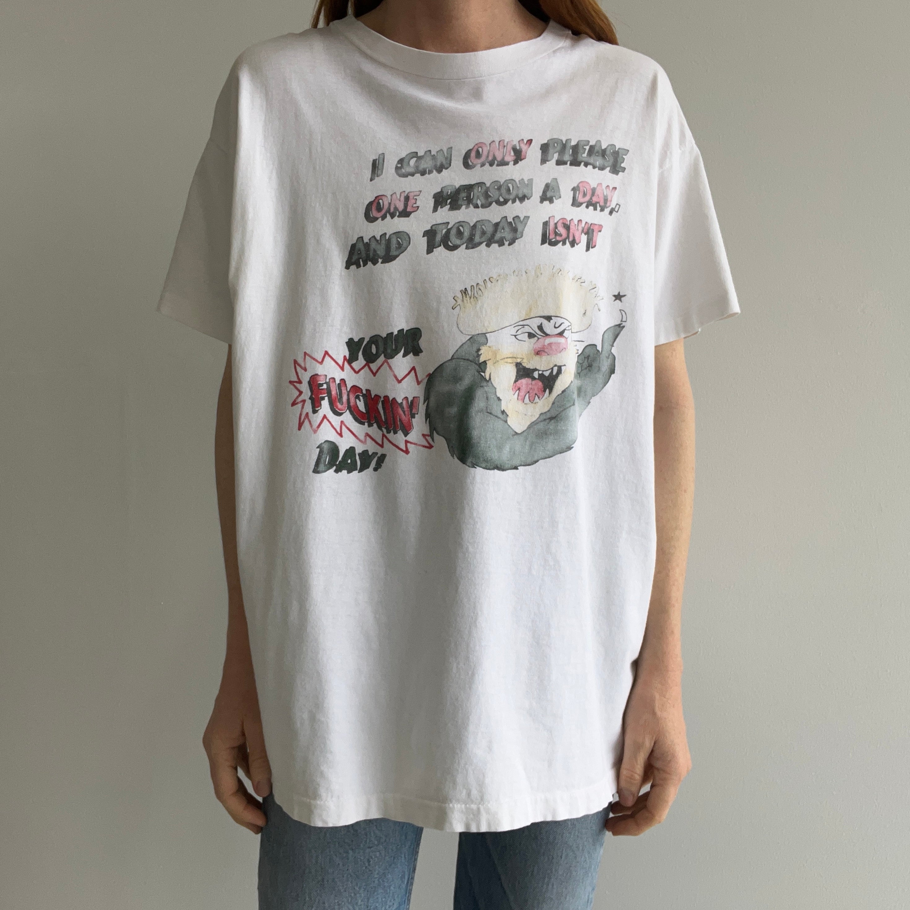 1980s Inappropriate and Rude T-Shirt