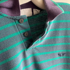 1980/90s Dockers Striped Long Sleeve Polo Shirt - YES