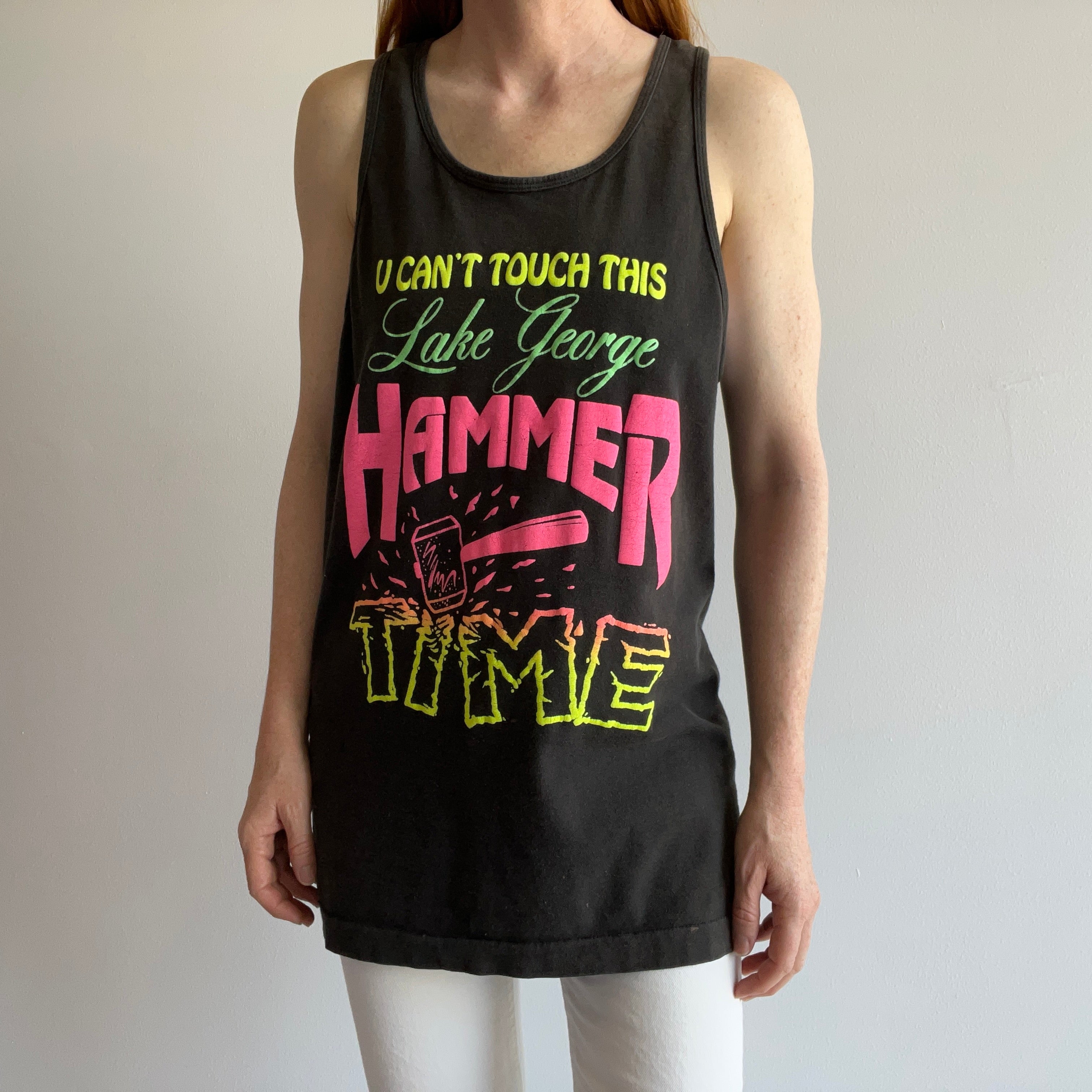 1980s Lake George - U Can't Touch This - Tank Top