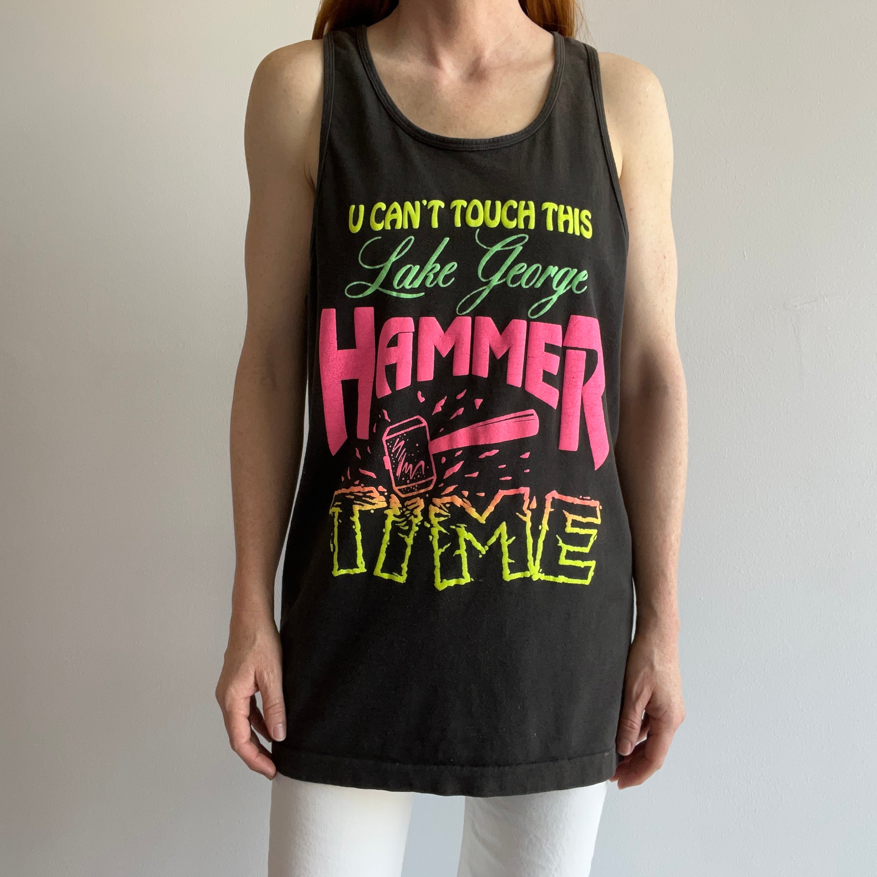 1980s Lake George - U Can't Touch This - Tank Top