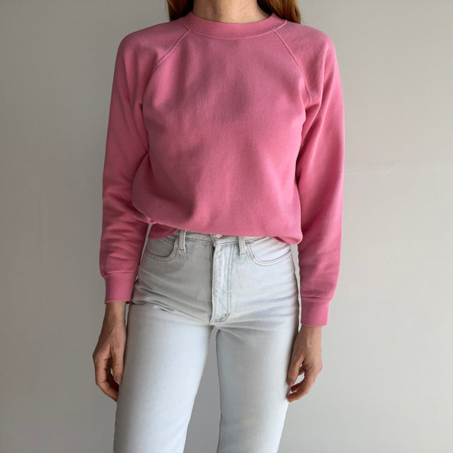 1980s Guava Pink Raglan by Hanes