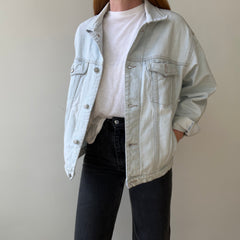 1980s Light Wash Denim Jacket - Jordache Alert