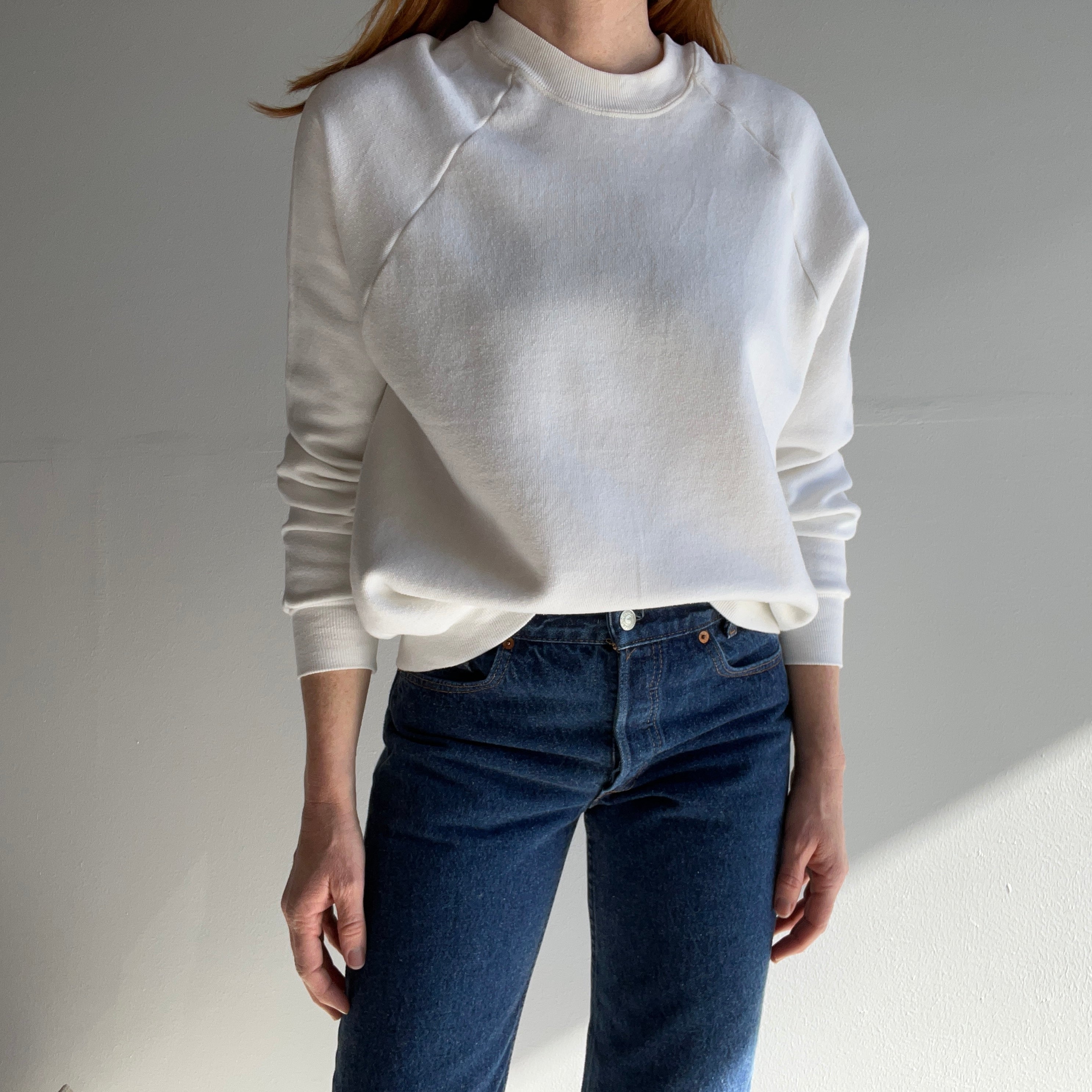 1980s Blank White/Ecru From Age Sweatshirt