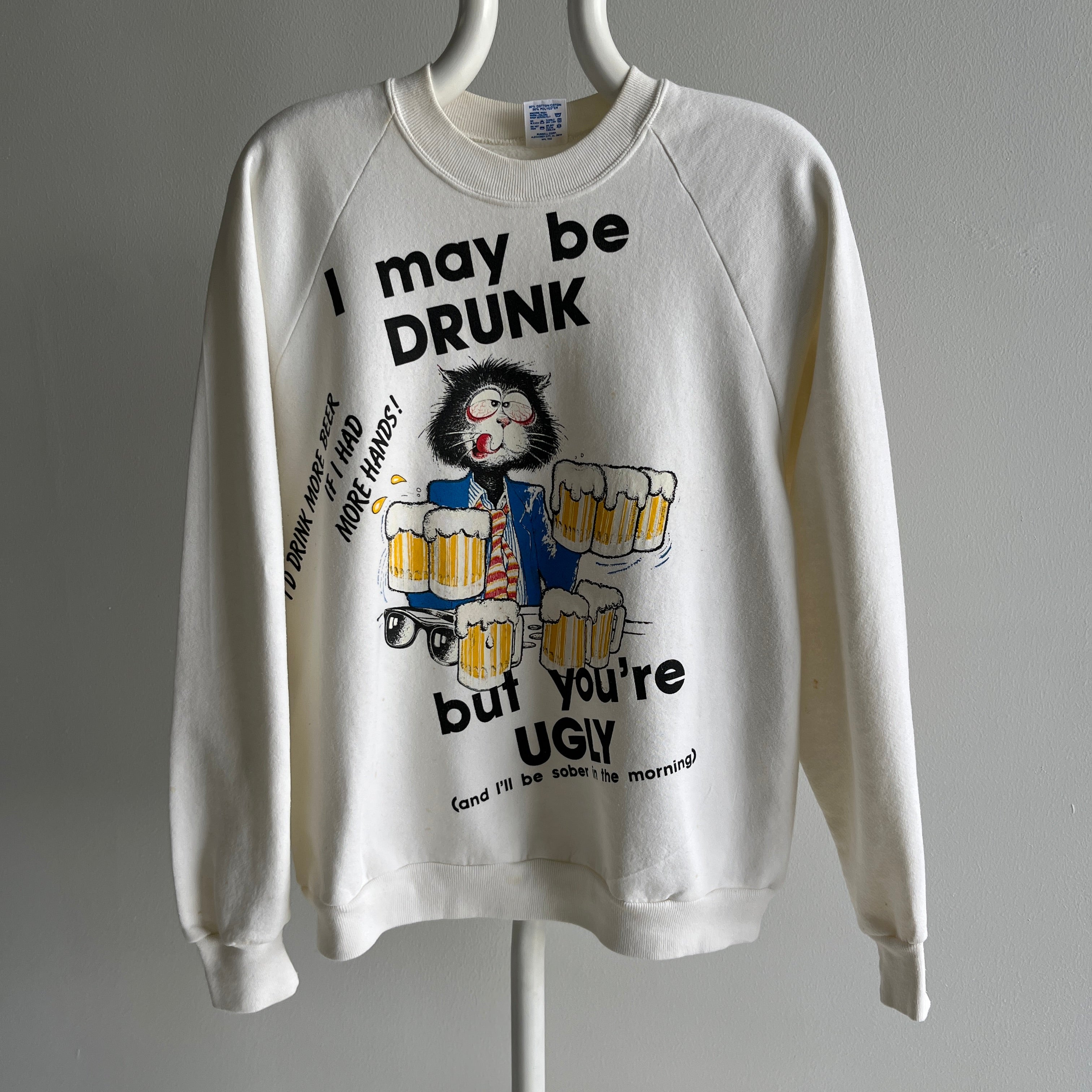 1980s Highly Inappropriate, Rude and Mean Sweatshirt You Shouldn't Buy