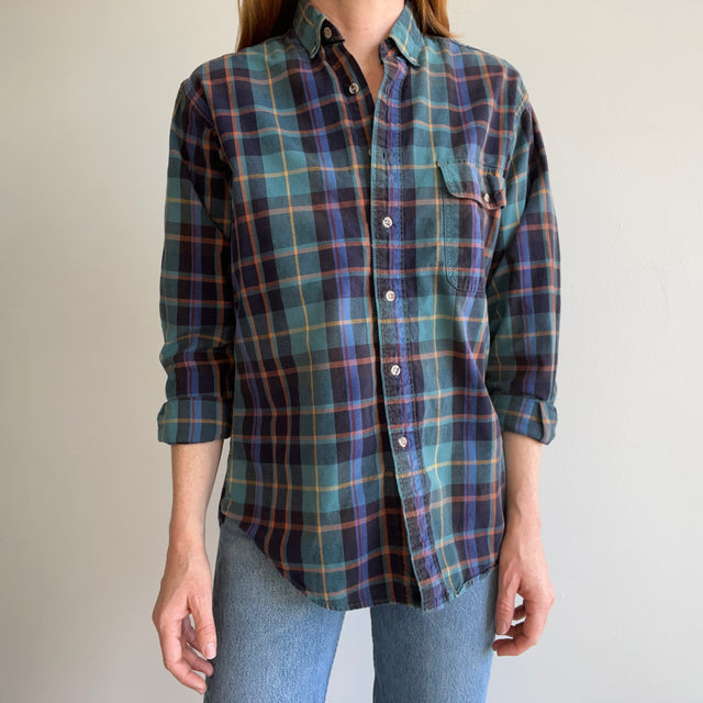 1980s Woolrich Button Down Cotton "Dad" Shirt