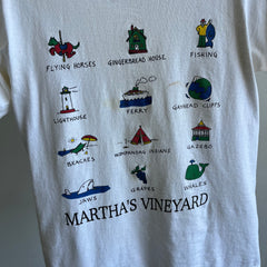 1980s Martha's Vineyard Tourist T-Shirt That is Really Great and Also Stained