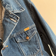 1980s Rustler Denim Jean Jacket - Dark Wash