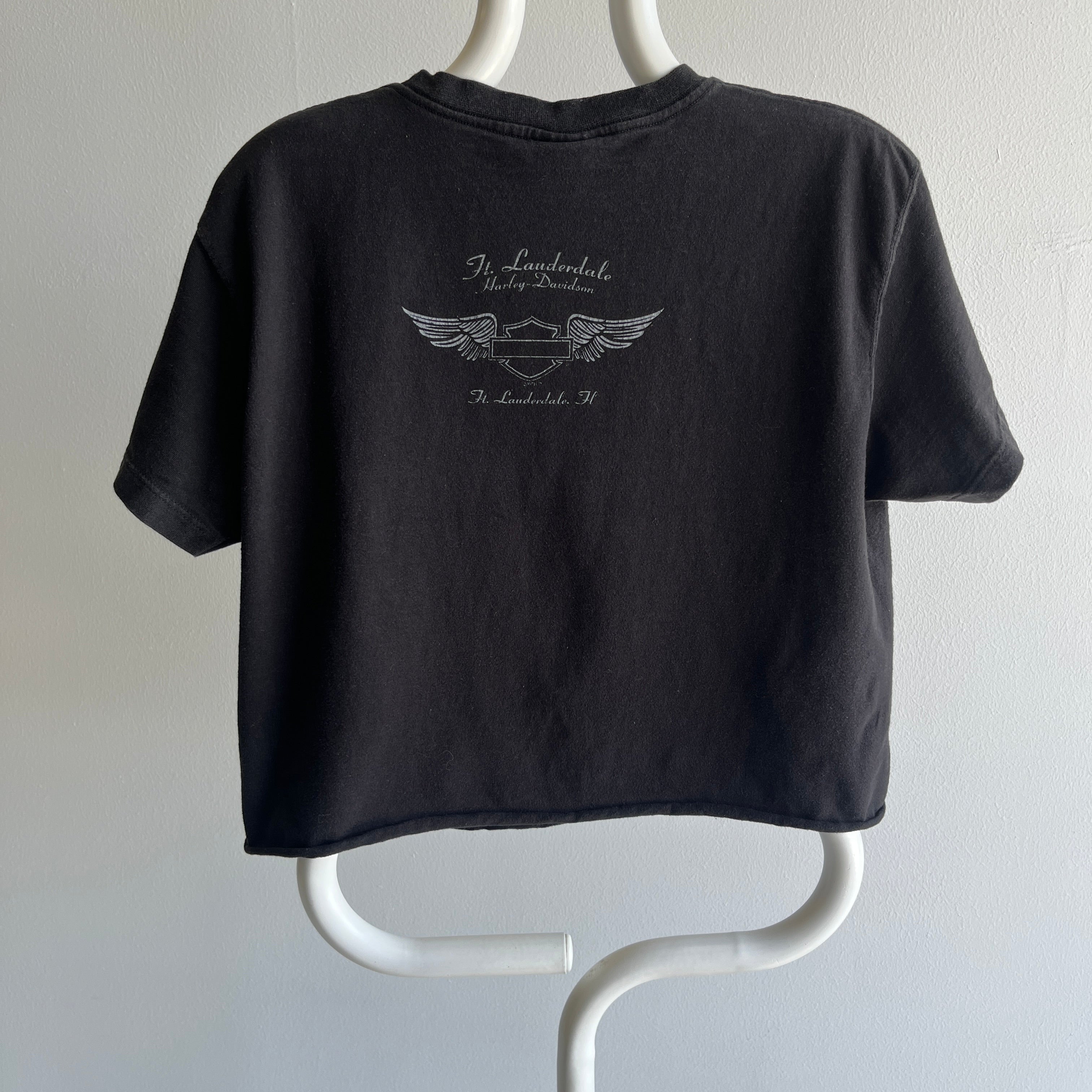 2004 Harley DIY Crop Top