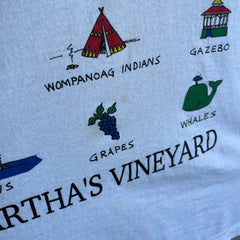 1980s Martha's Vineyard Tourist T-Shirt That is Really Great and Also Stained