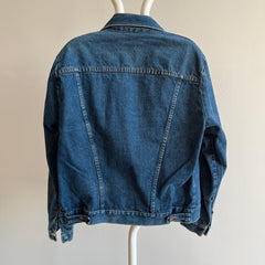 1980s Rustler Denim Jean Jacket - Dark Wash