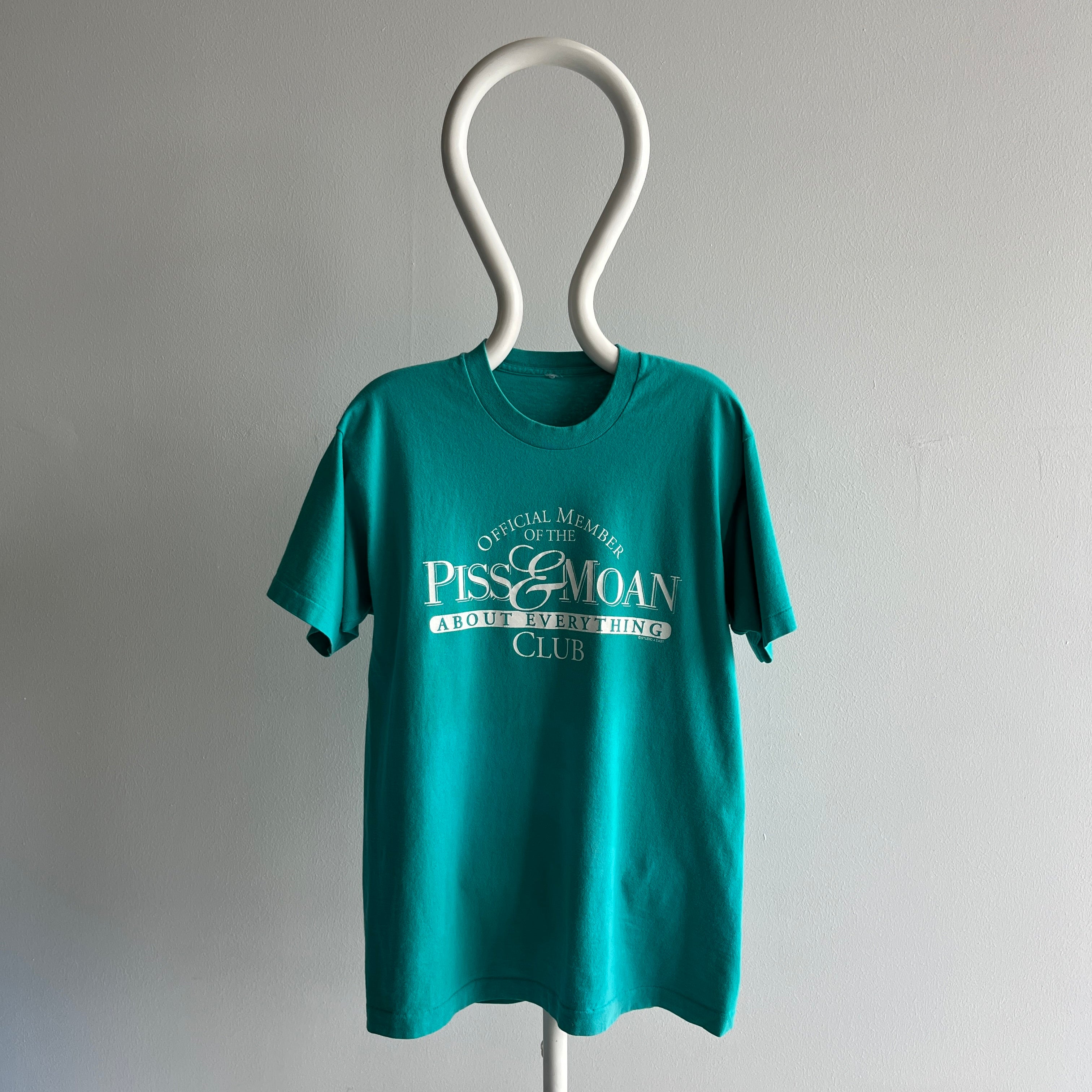 1980/90s Official Member of the Piss & Moan About Everything Club T-Shirt