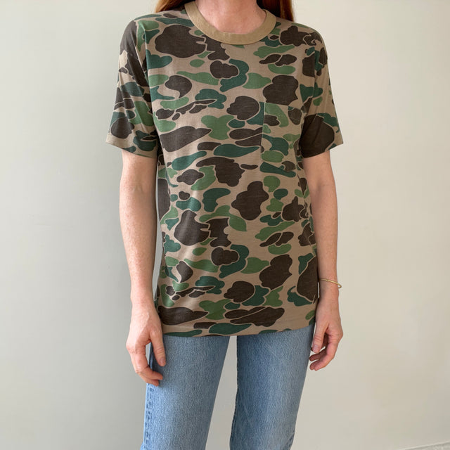 1970s Camo Pocket T Shirt