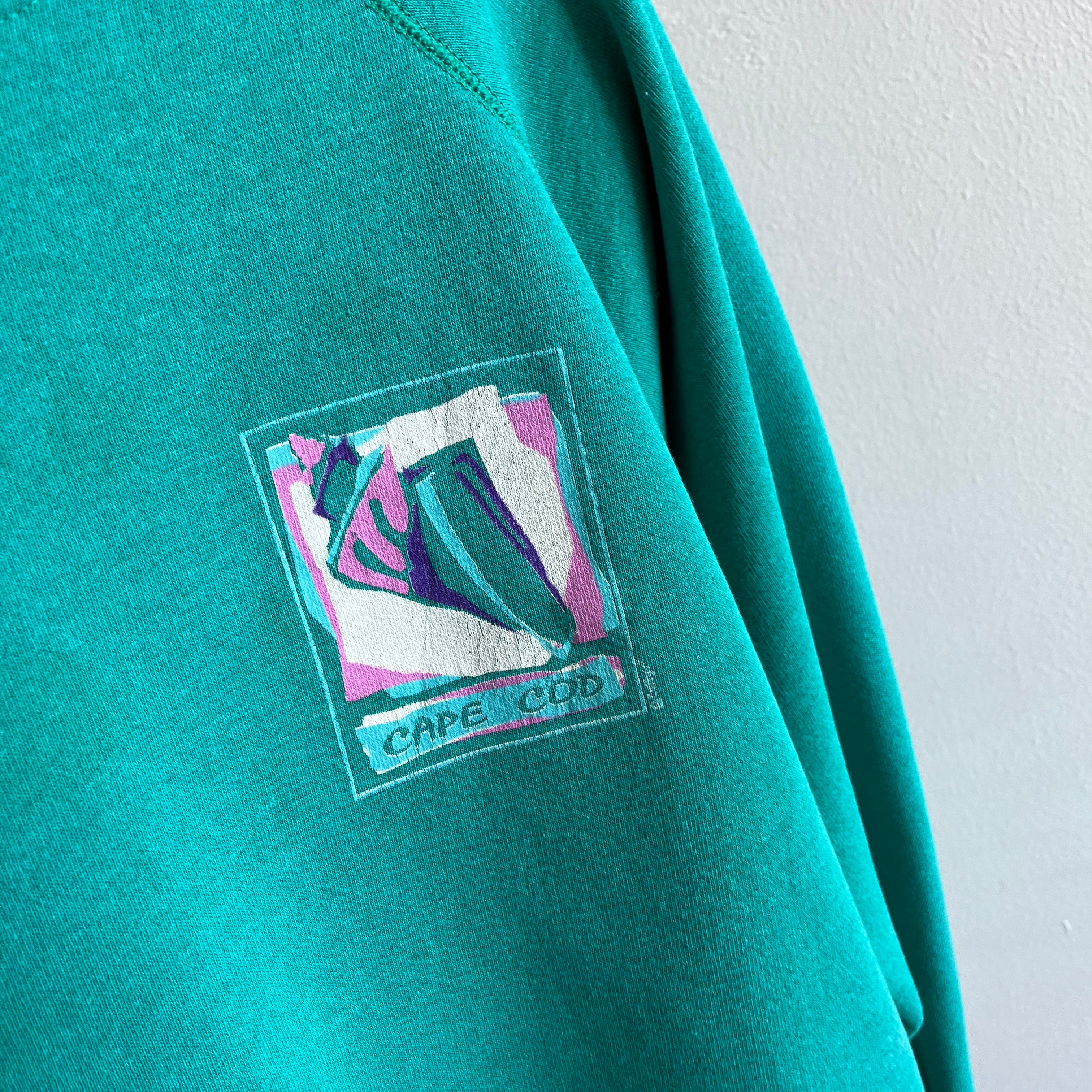 1980s Cape Cod Sweatshirt with Staining
