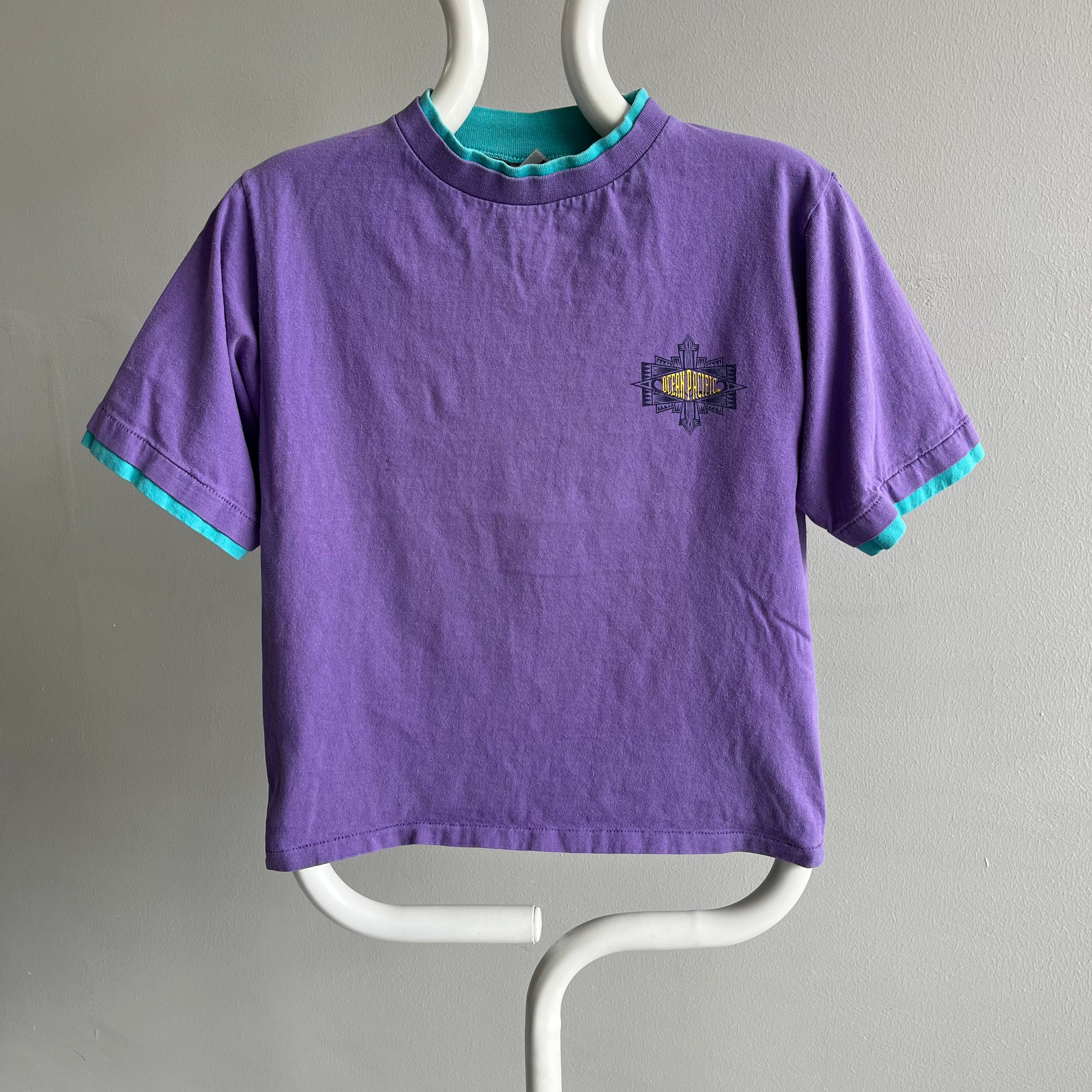 1981 Ocean Pacific Front and Back Smaller T-Shirt