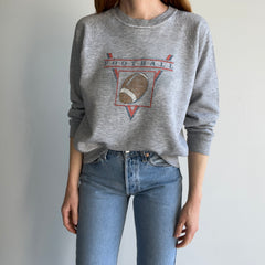 1980s Football Perfectly Worn Sweatshirt