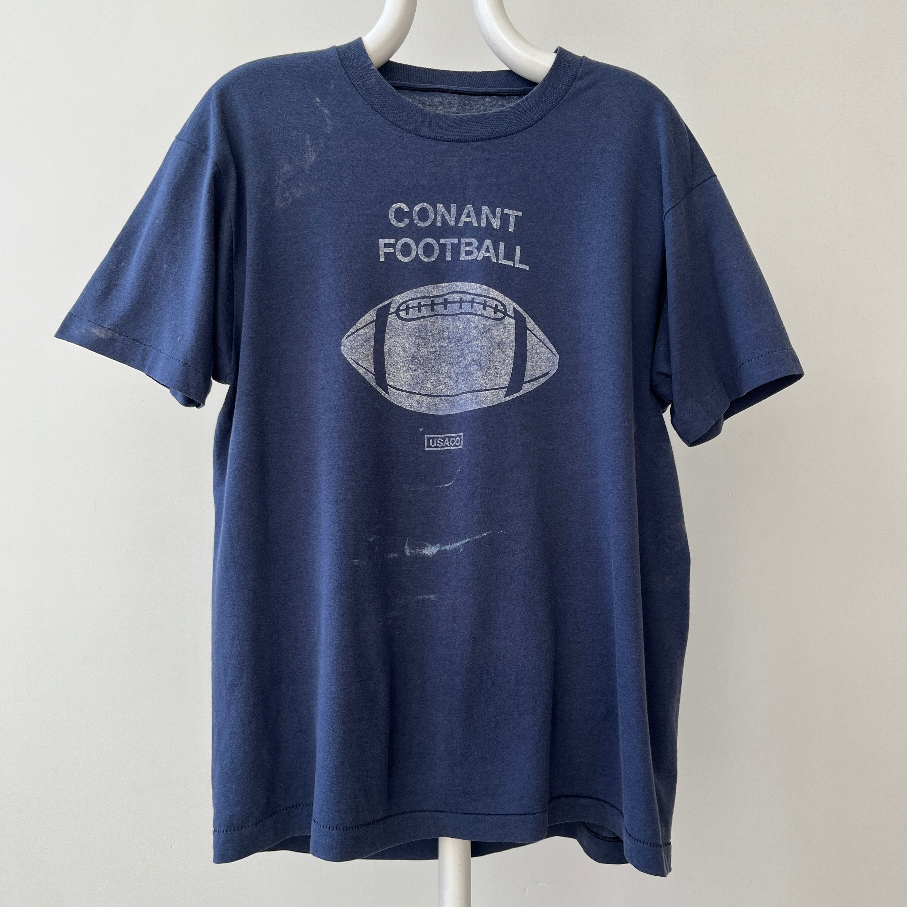 1980s Contant Football T Shirt