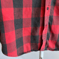 1980/90s Five Brothers Buffalo Plaid Cotton Flannel