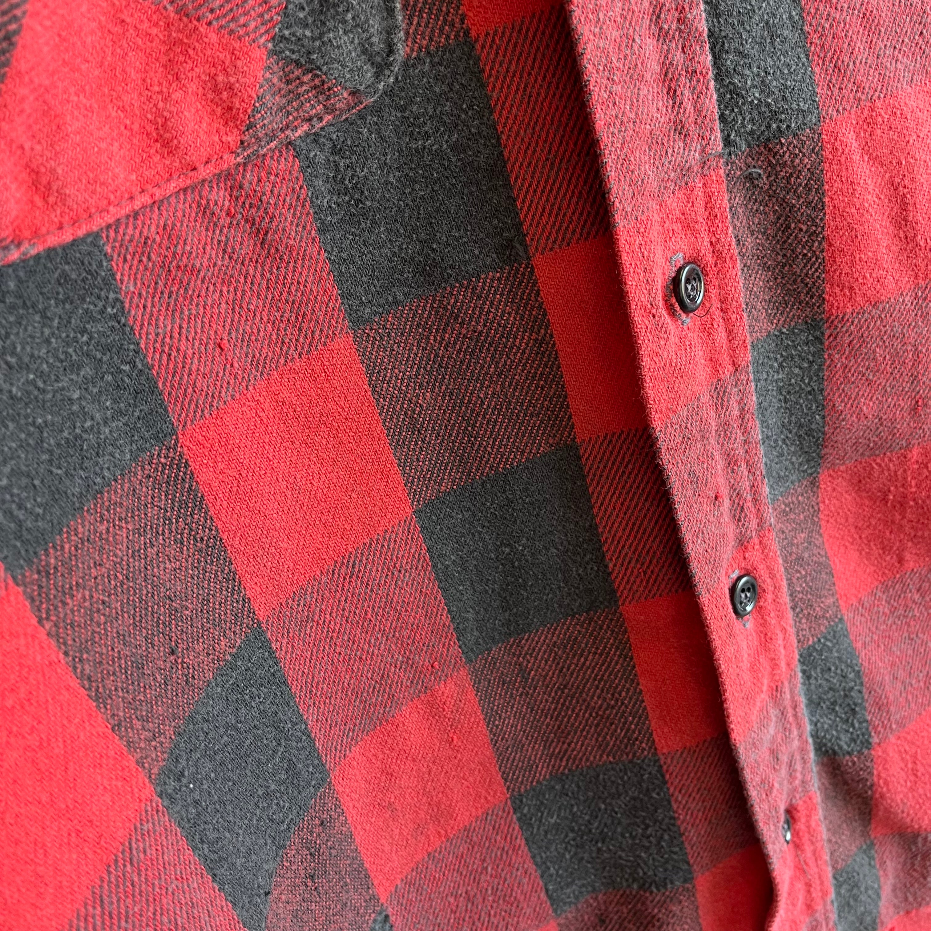 1980/90s Five Brothers Buffalo Plaid Cotton Flannel