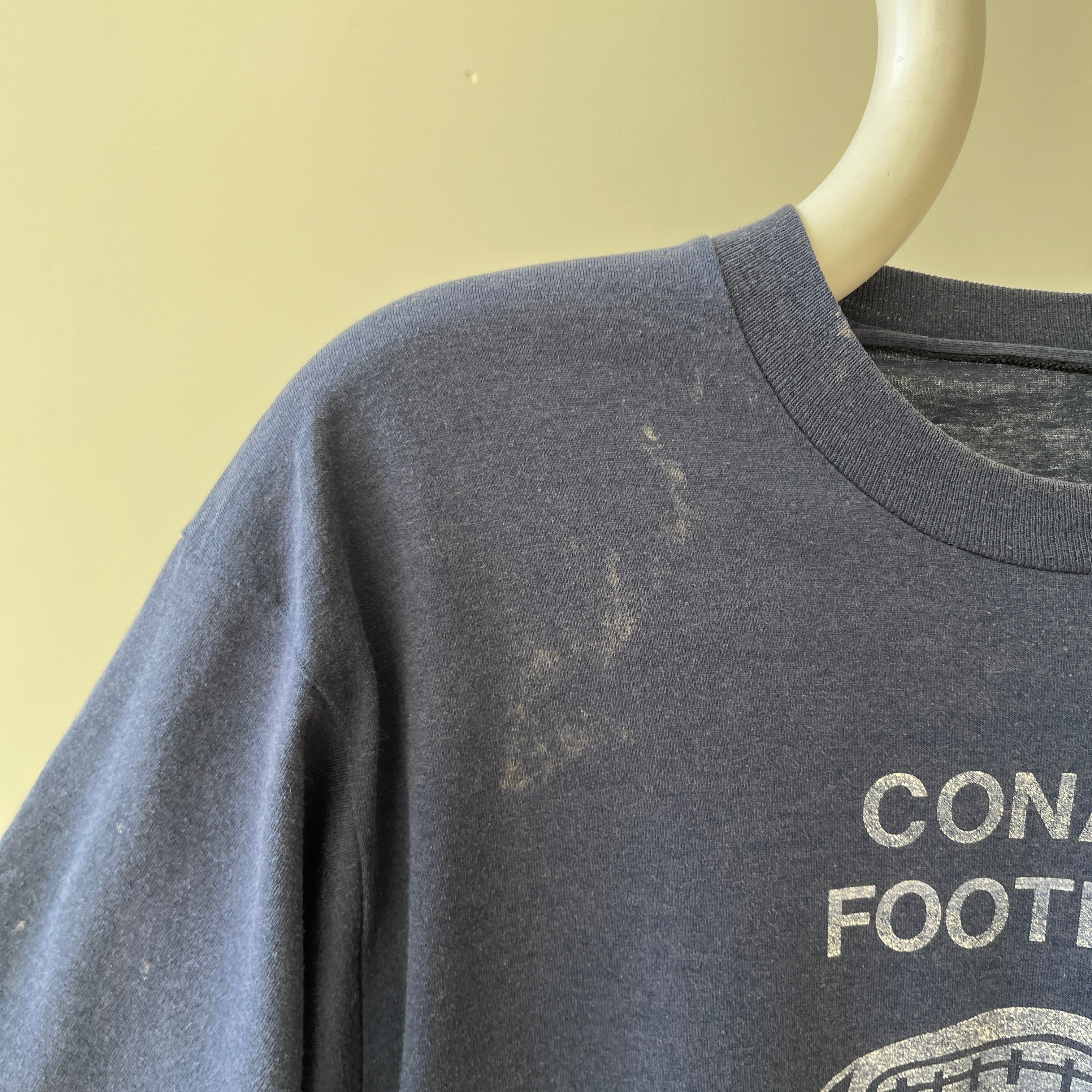 1980s Contant Football T Shirt